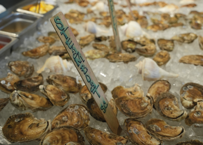 NSM 6 Farmed oysters offer us year-round access!